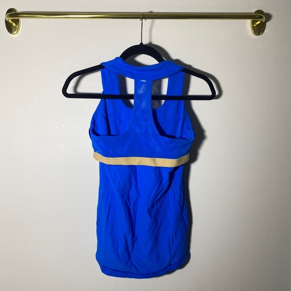 Blue Lululemon Workout Tank - Picture 5 of 6